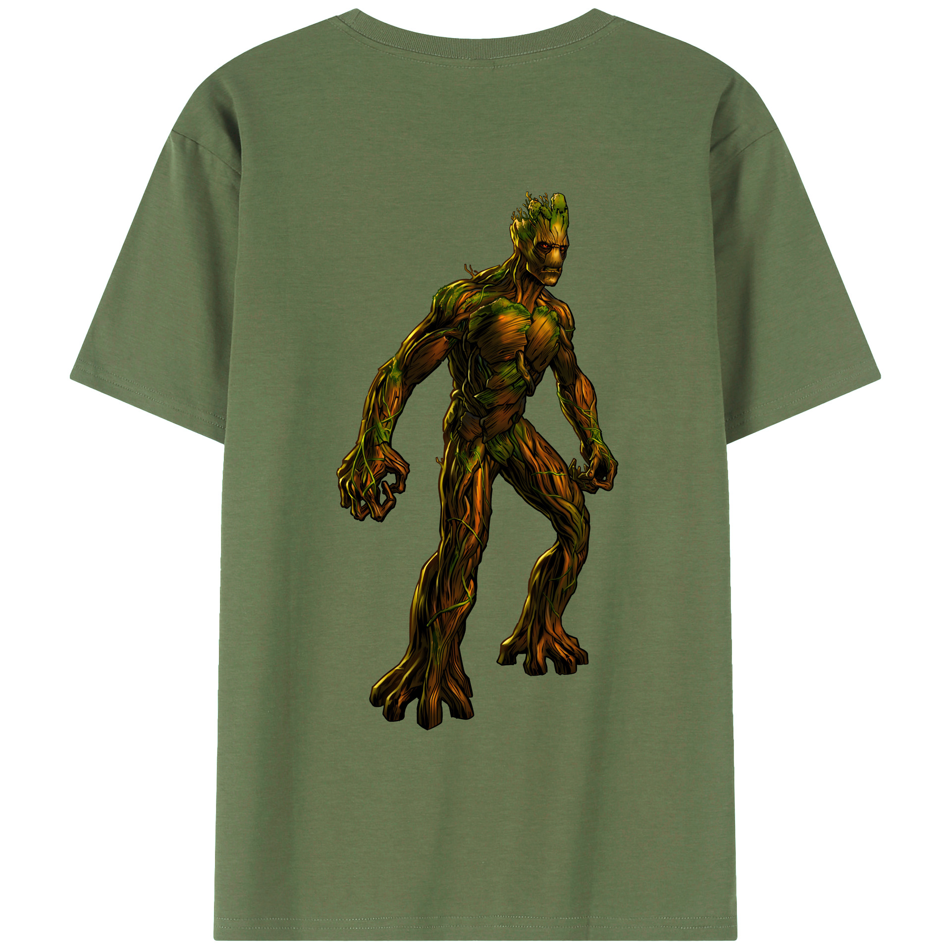 （画像用） アベンジャーズ The Avengers 綿100％ メンズ半袖Tシャツ（バックプリント） 通気性